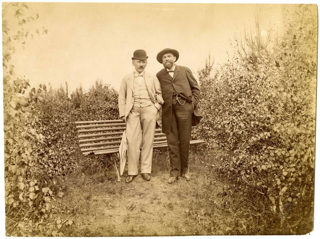 Алексей Мазурин и Михаил Чехов (младший брат Антона Чехова)