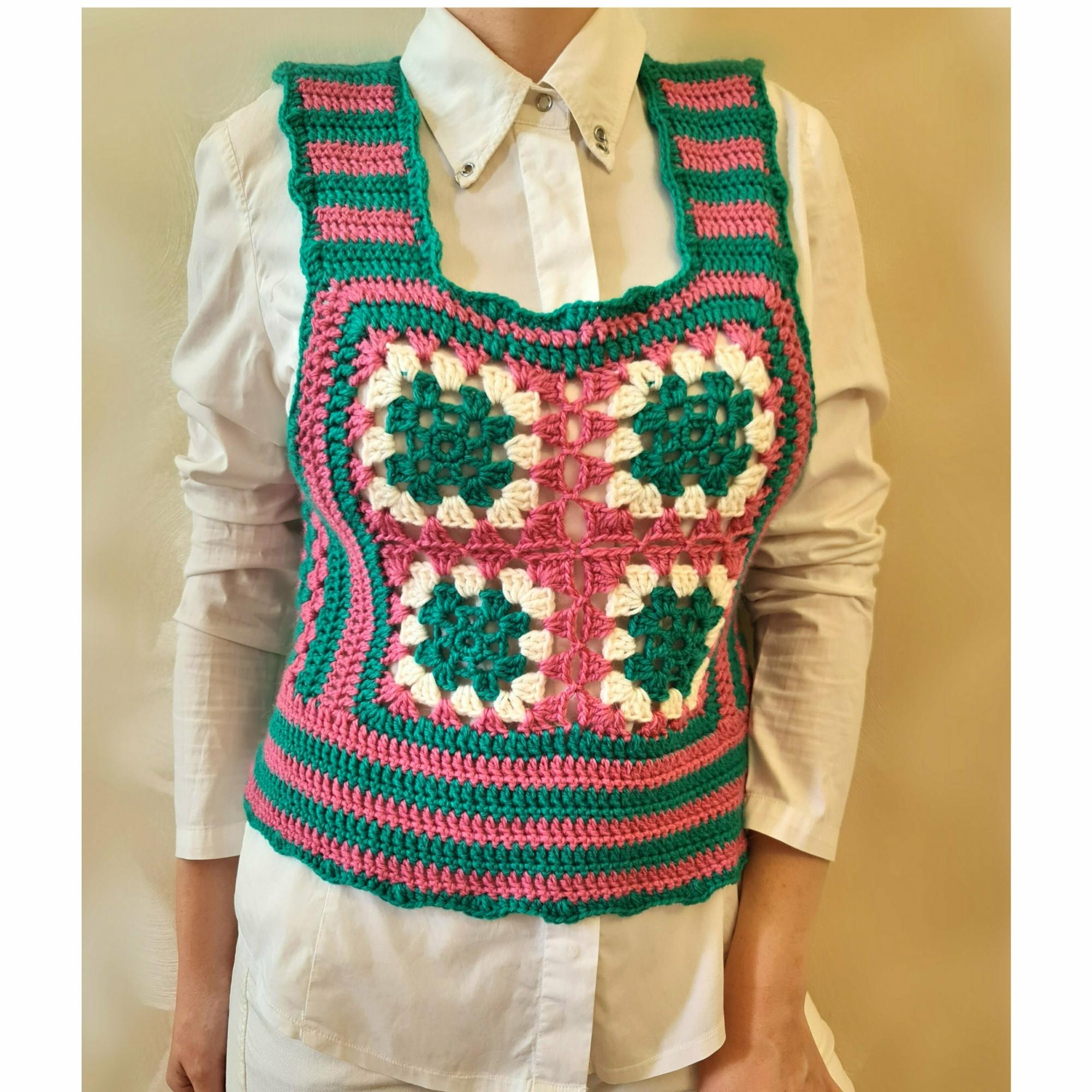 Мастер-Класс по вязанию крючком топа "Миу"