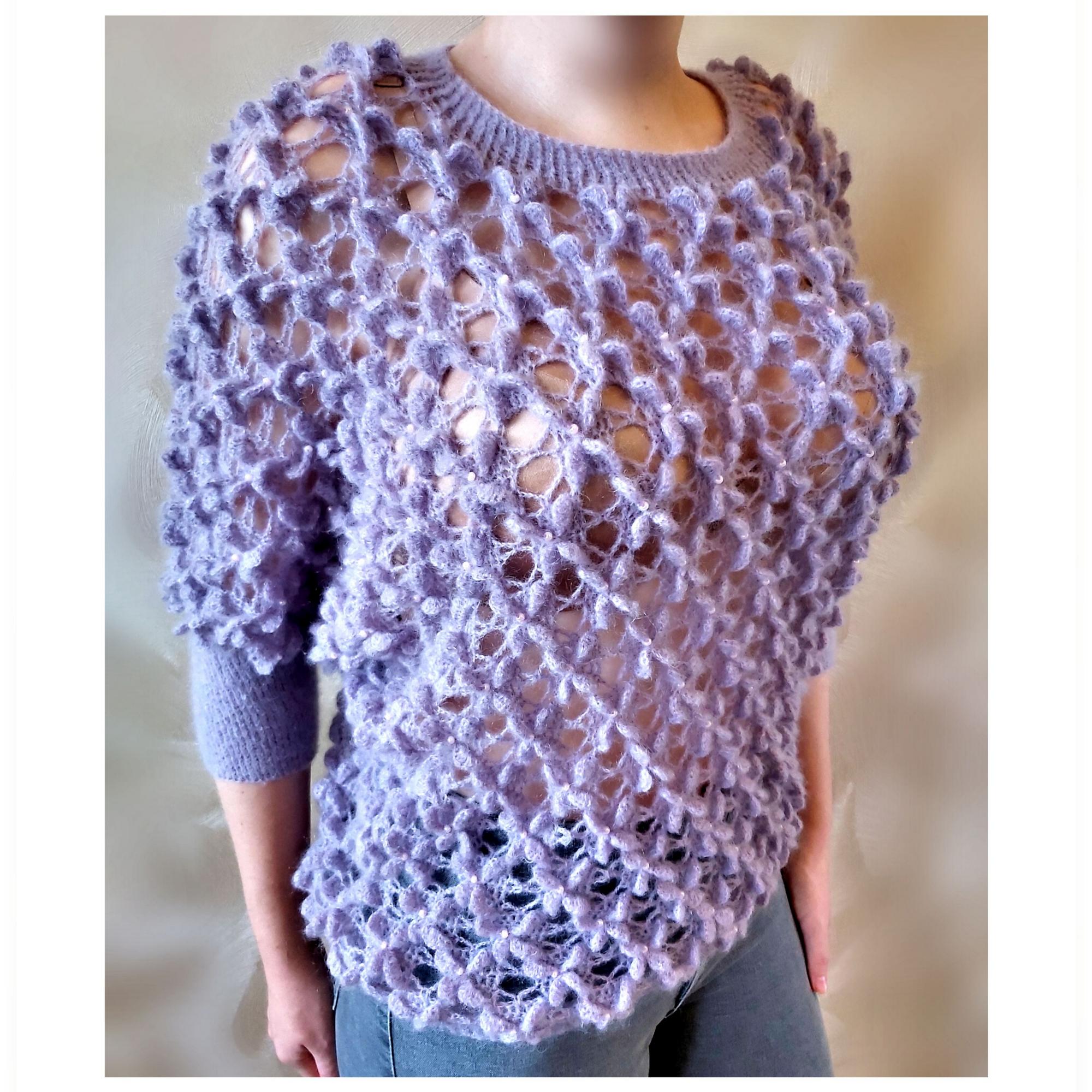 Мастер-Класс по вязанию крючком "Сирень"