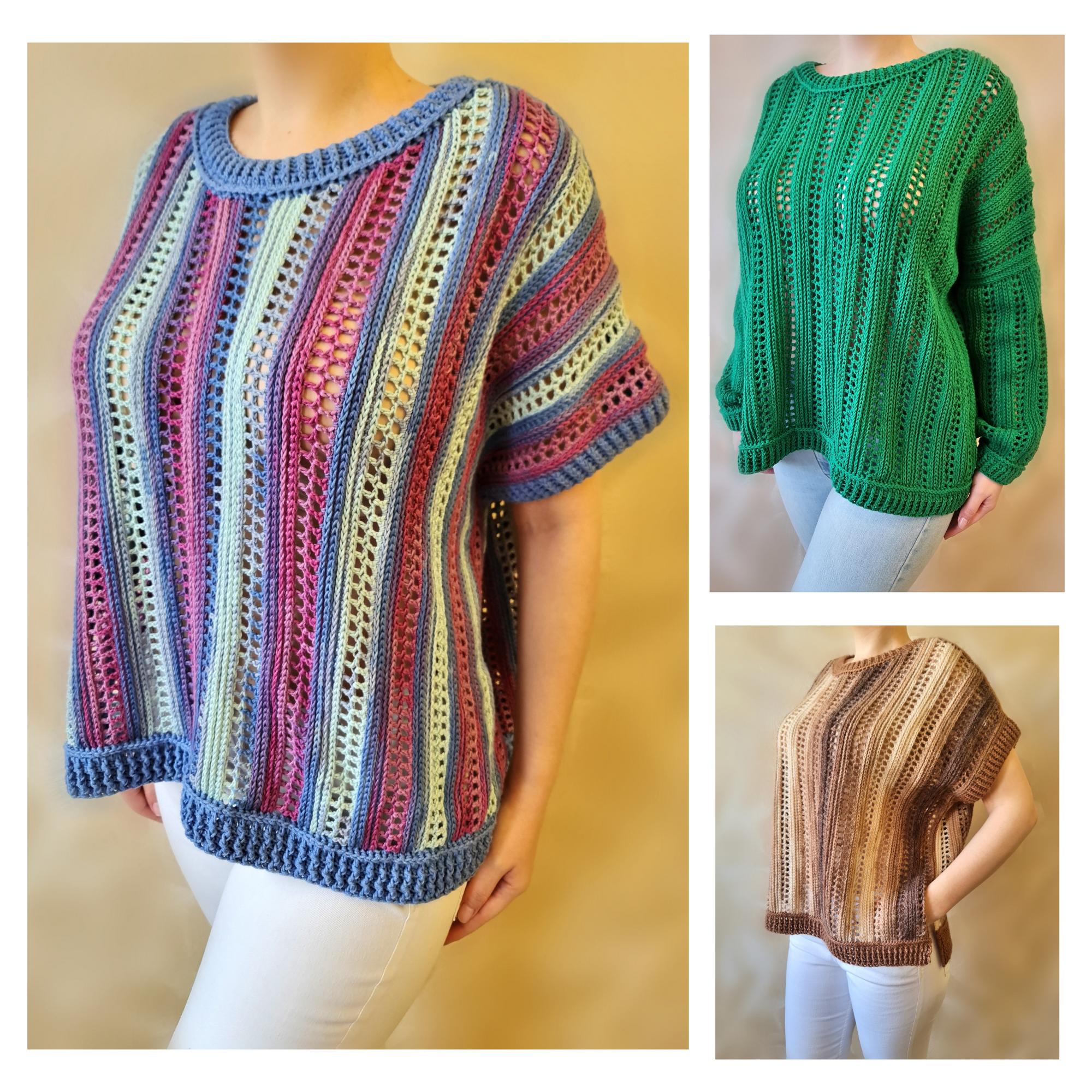 Мастер-Класс по вязанию крючком "Линии"