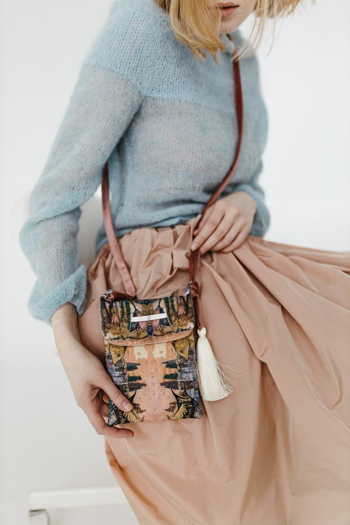 Шелковая сумочка в ассортименте/ Silk little bag
