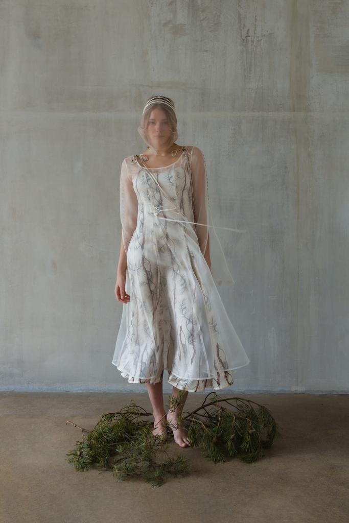 Платье из шелковой органзы  /Silk organza dress