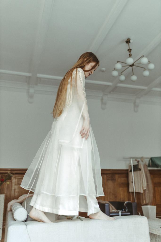 Платье из шелковой органзы  /Silk organza dress