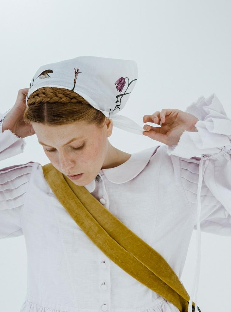 Косынка из хлопка «Рябчик»