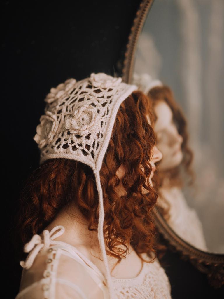 Кружевной чепец “Розы ”