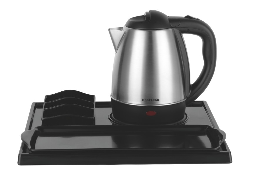 Чайная станция R119 пластик, черный/белый, 345*315*20  Объем: 1 литр Мощность: 1350W