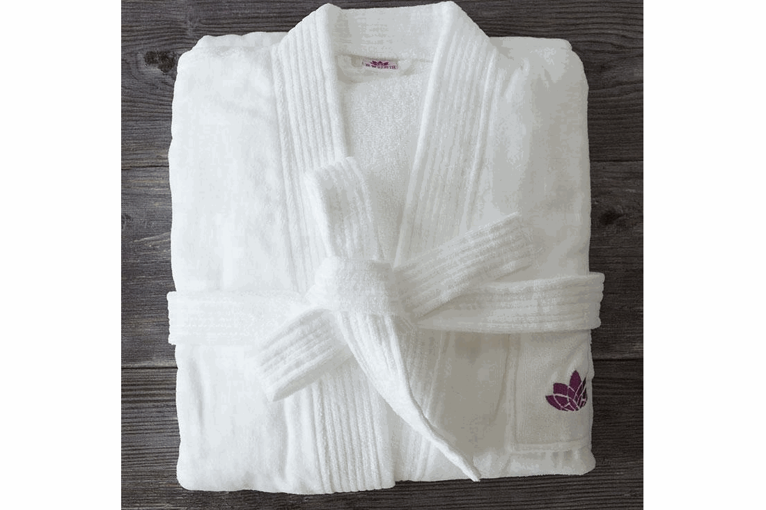 Халат велюровый, кимоно, 380 г/м2  100% хлопок, Размер: М   Китай