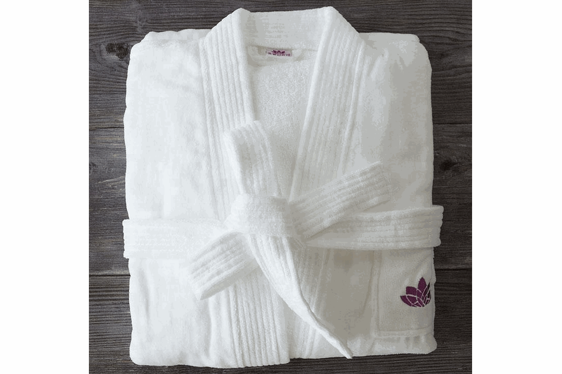 Халат велюровый, кимоно, 450 г/м2  100% хлопок, Размер: М  Китай