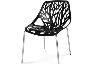 Стул пластиковый, ножки стальные