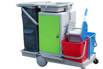 Тележка для уборки (пластик)