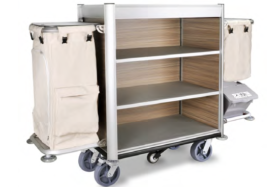 Тележка для горничных  из HPL плиты, премиум класса, Размер 190*639*139(В)