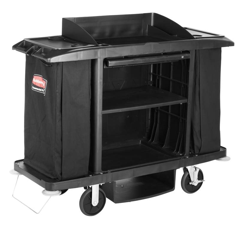 Тележка для горничных  rubbermaid fg618900bla