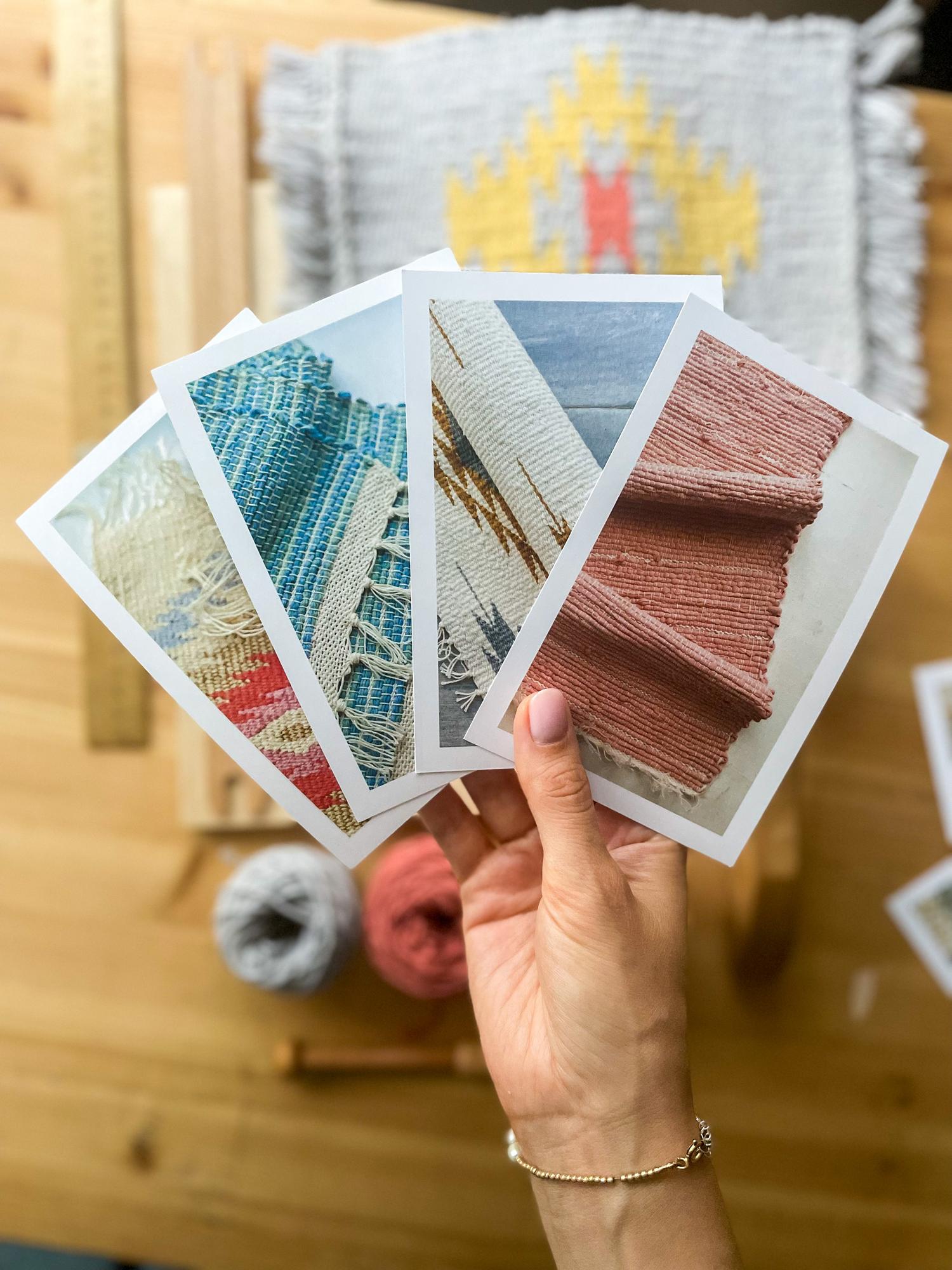 Набор открыток «Ковры», 4 открытки