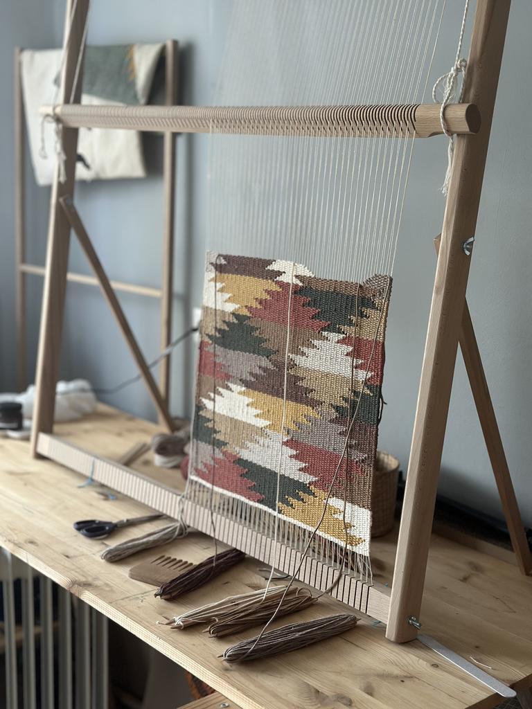 Ткацкая рама с инструментами, рабочее полотно 92*96