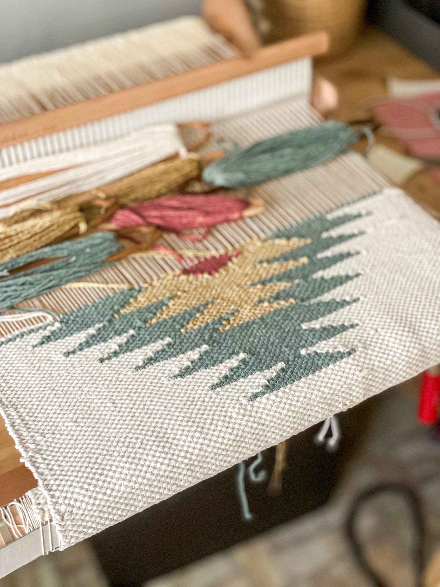 Интенсив по.ручному ткачеству на ткацкой раме (с 23 ноября, 4 недели)