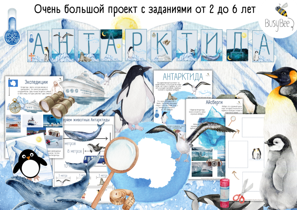 БОЛЬШОЙ ПРОЕКТ  "АНТАРКТИДА"