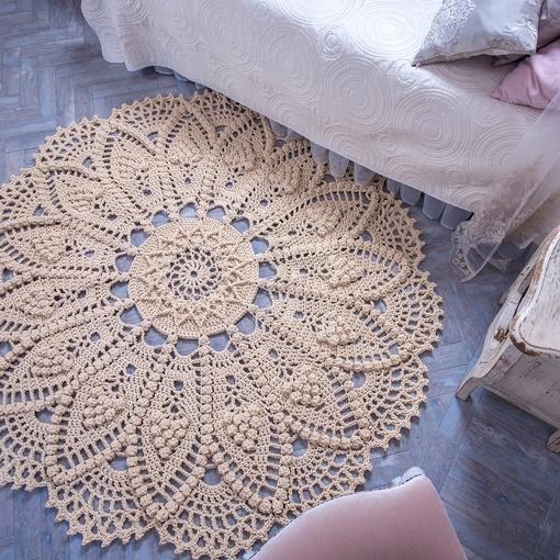 Видео мастер-класс ковер Иберис (Laceiberis)