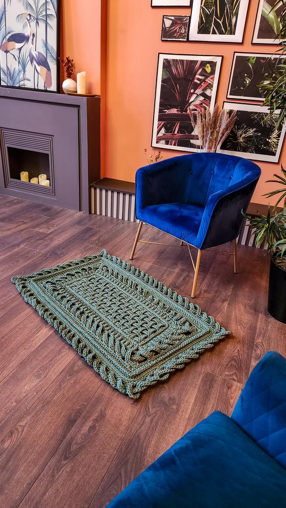 Видео мастер-класс "Ковер LacePie (Пирог)"