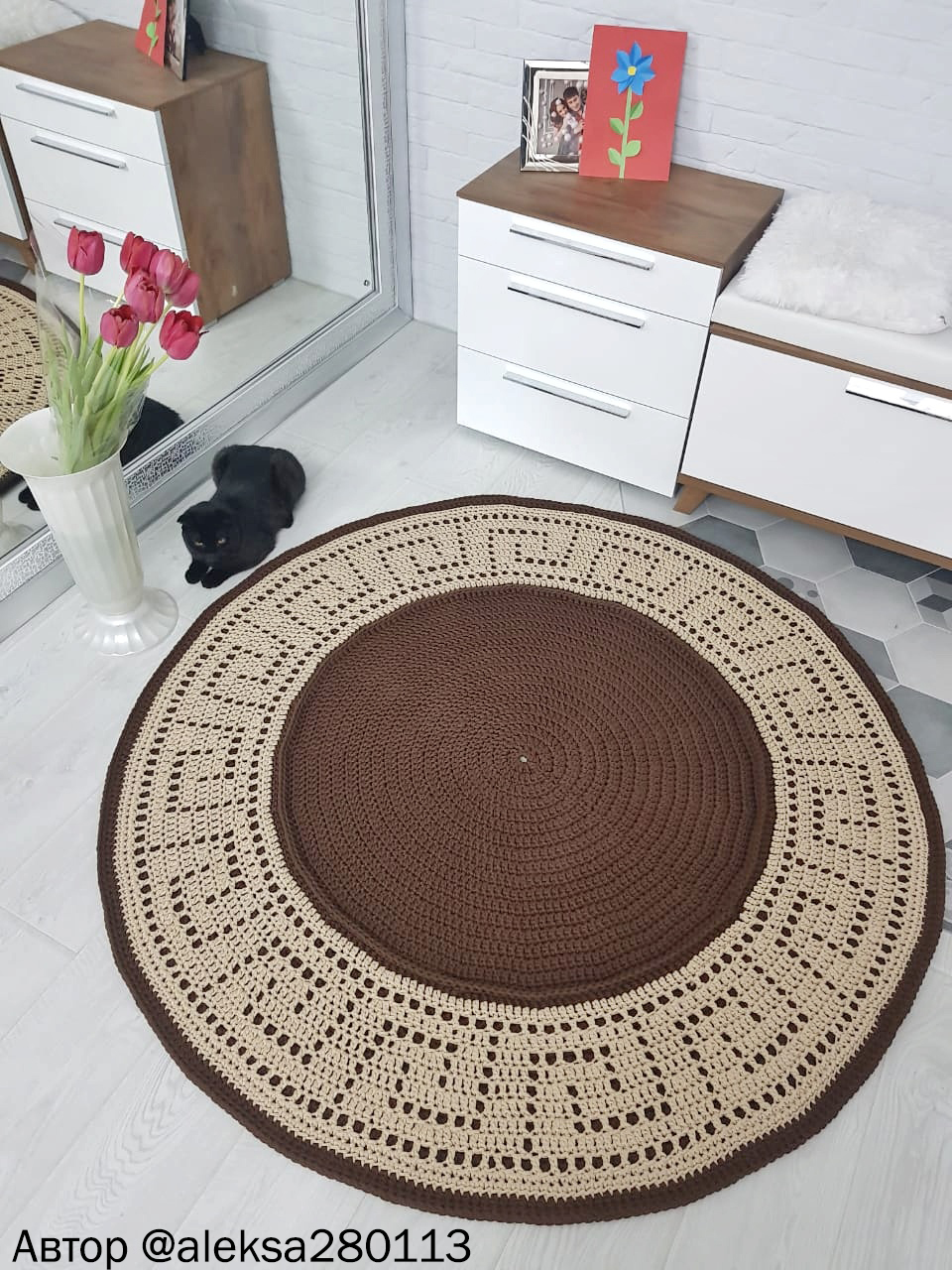 Видео мастер-класс "Ковер LaceMeander (Меандр)"