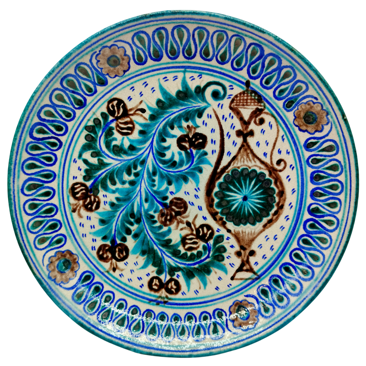 Единственный экземпляр! Ляган «Кувшин и гранаты» от мастера Исмаила Комилова – эксклюзивный подарок