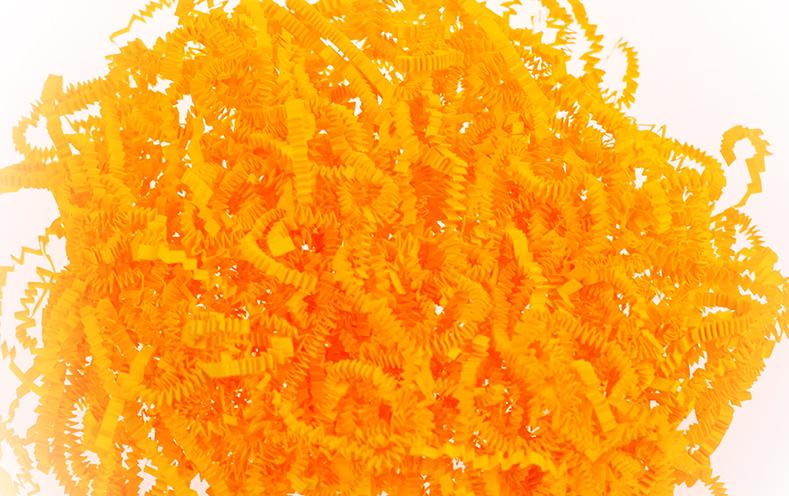 Бумажный наполнитель Солнечно-желтый