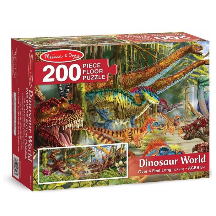 Гигантский пазл "Жизнь динозавров" 200 элементов