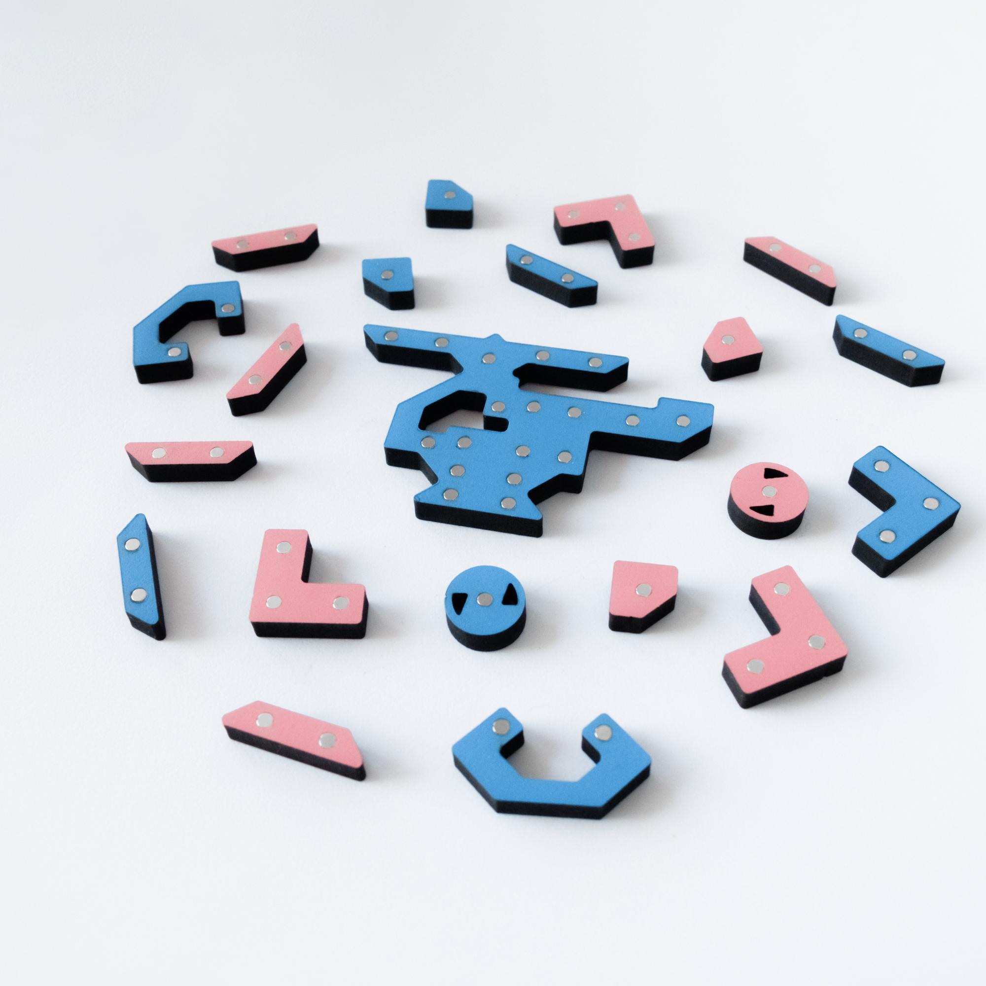 Магнитный конструктор "4 в 1"