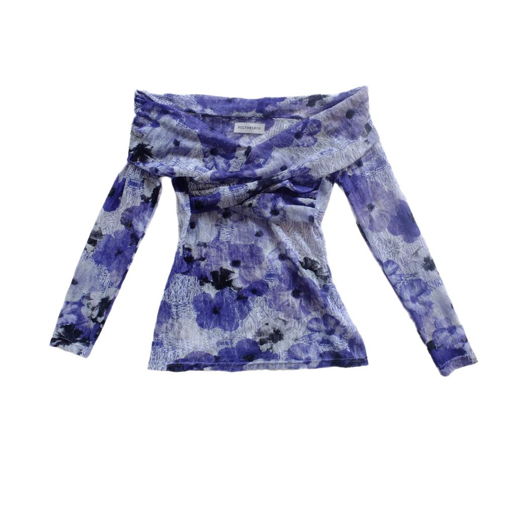 Twisted floral top