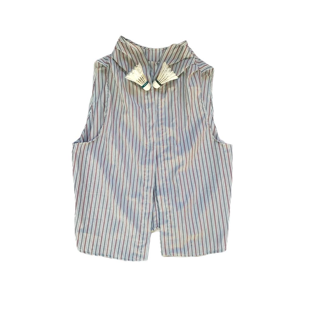 POLYHEDRON x GOOD & BAD: Badminton Sleeveless Shirt
