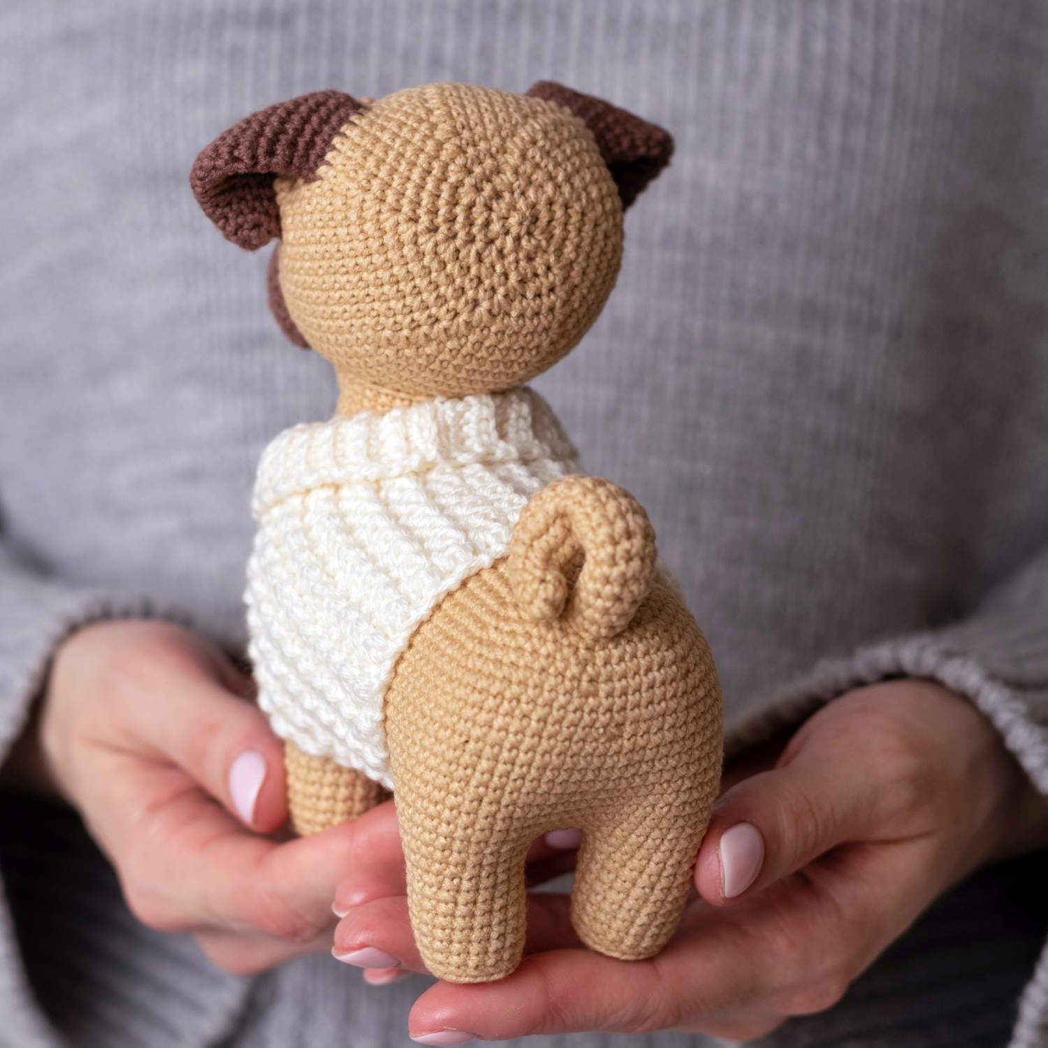 Мастер-класс Щенок Мопс