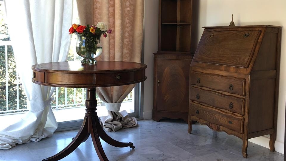 Шкаф-этажерка, угловой, Франция