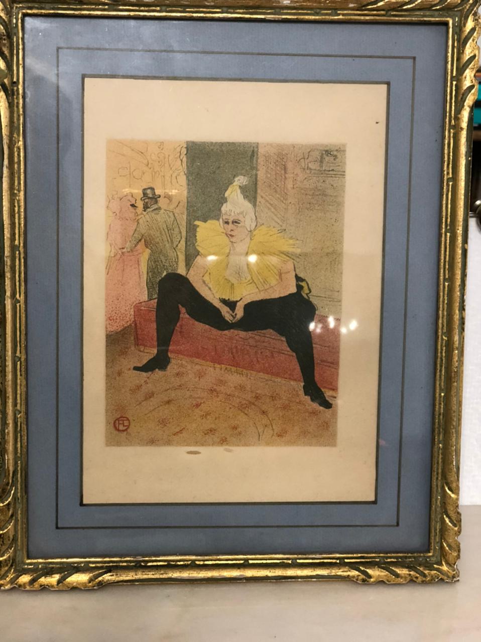 ГРАВЮРА АКВАРЕЛЬ ФРАНЦИЯ