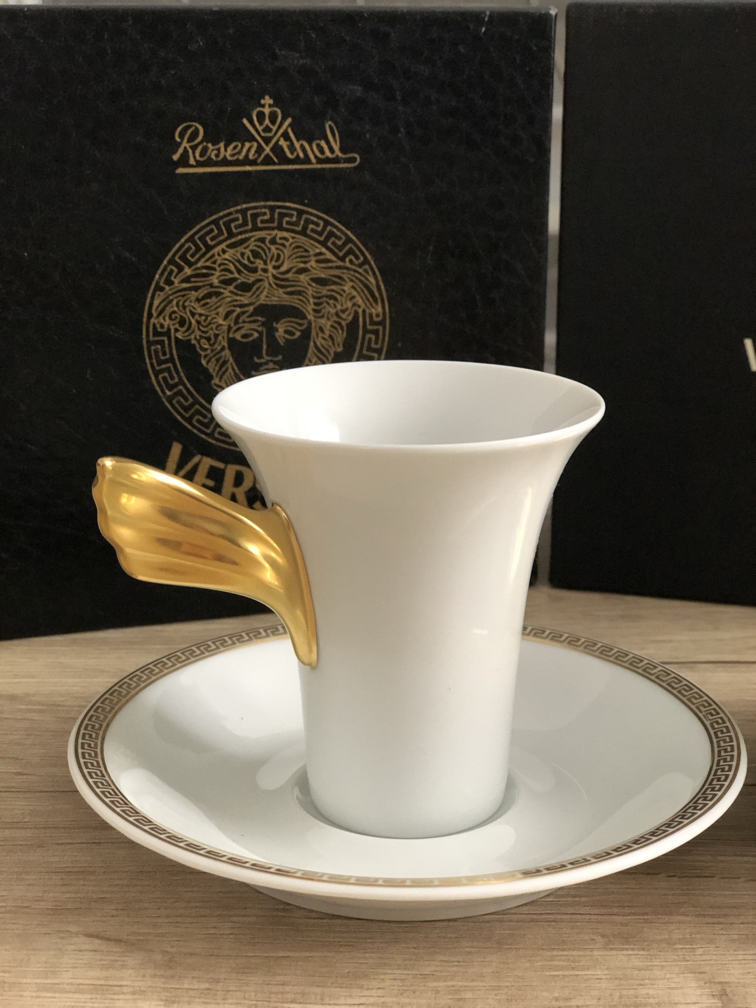 КОФЕЙНАЯ ПАРА VERSACE "MEDAIION MEANDRE D'OR"