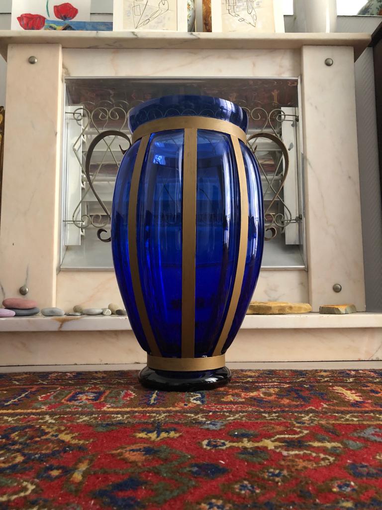 ВАЗА НАПОЛЬНАЯ СТЕКЛО ФРАНЦИЯ