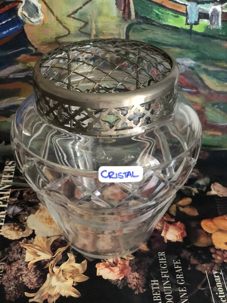 ВАЗА РОУЗБОЛ ХРУСТАЛЬ CRISTAL ФРАНЦИЯ