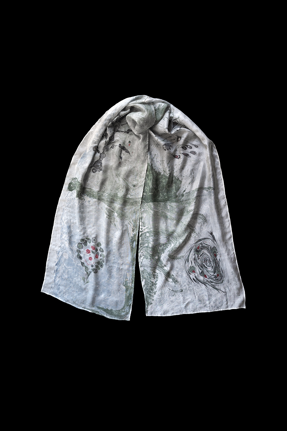 Шёлковый платок с фигурами 6