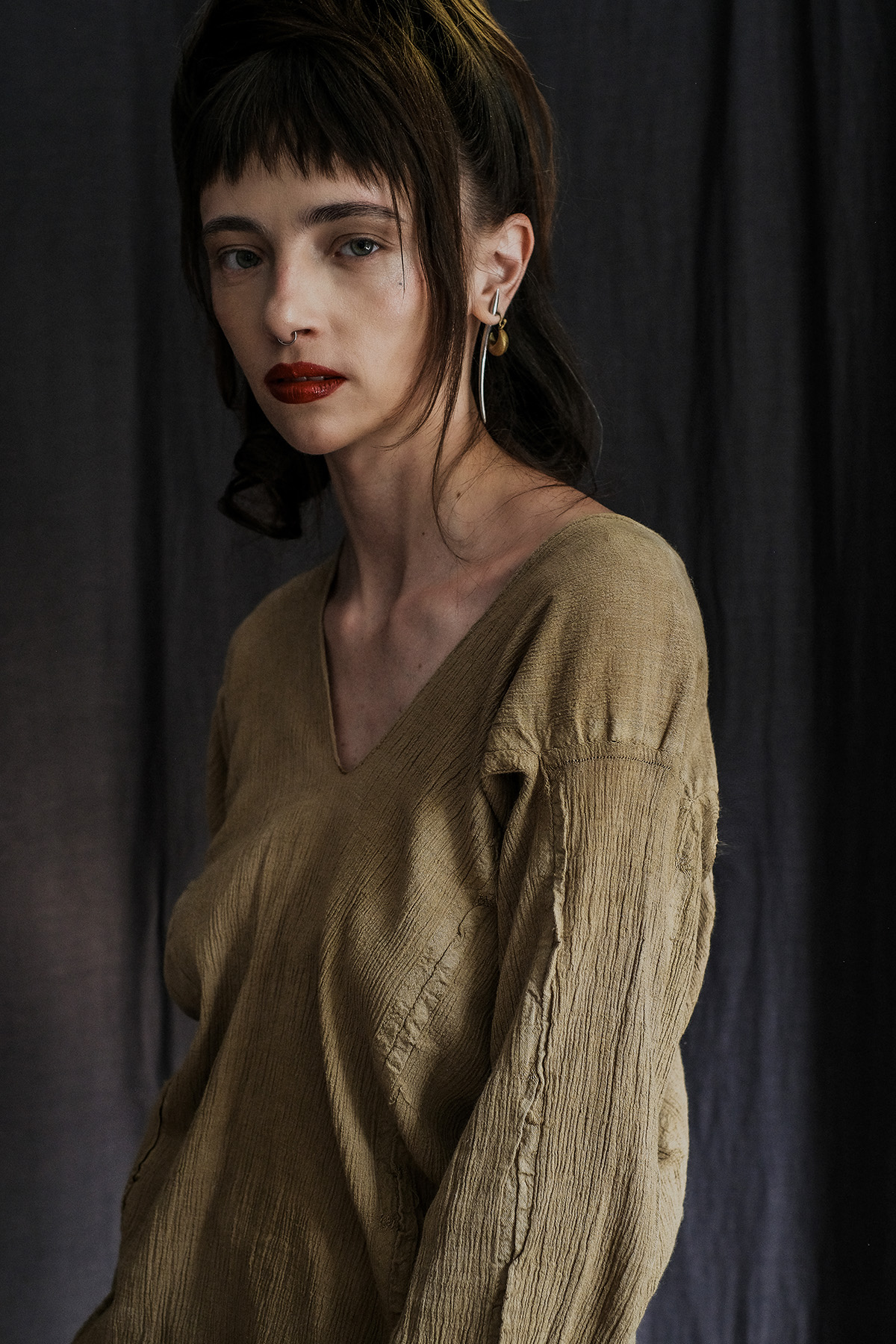 Туника антикварная шёлковая