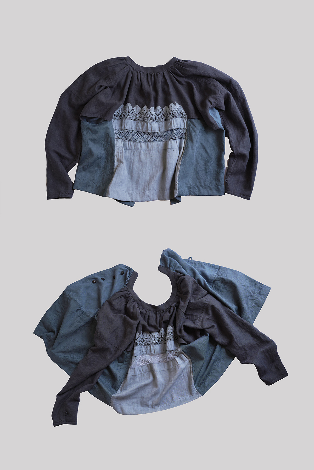 Рукава-накидка с антикварной деталью