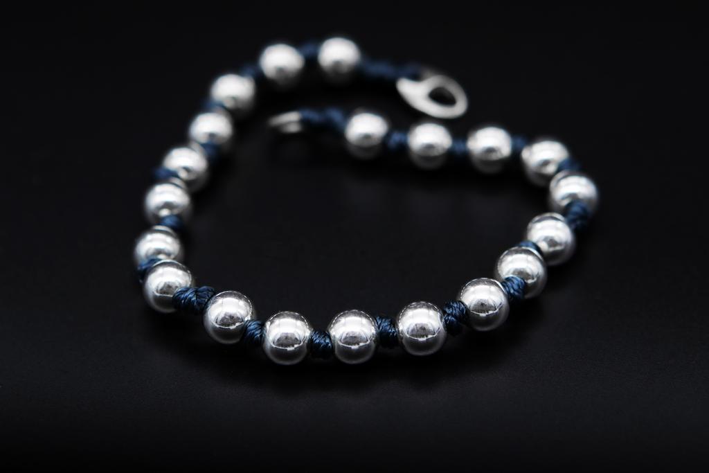 Браслет, серебро Am031 7mm