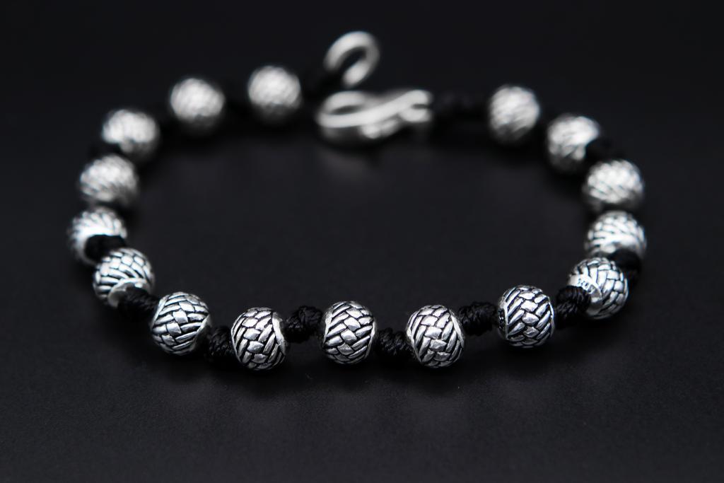 Браслет, серебро Am048 7mm