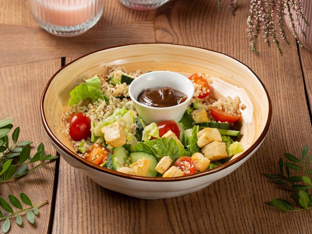 салат с тофу