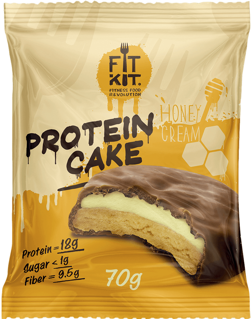 Протеиновый кейк Fit Kit Honey Cream