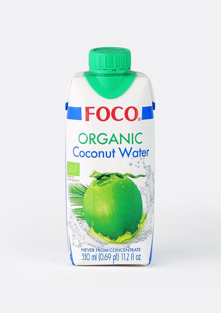 органическая кокосовая вода FOCO