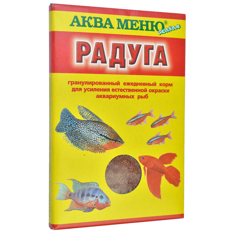 РАДУГА — ежедневный экструдированный корм для рыб