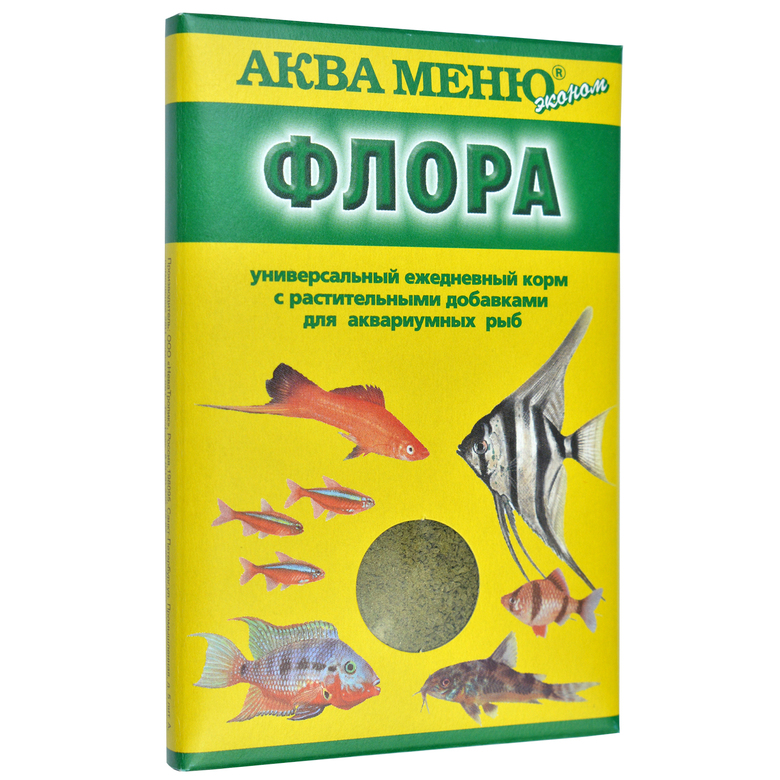 ФЛОРА — ежедневный корм для аквариумных рыб
