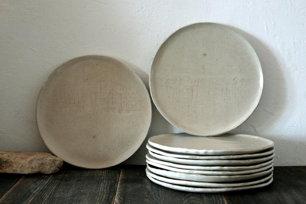 Тарелка Rustic Spring white