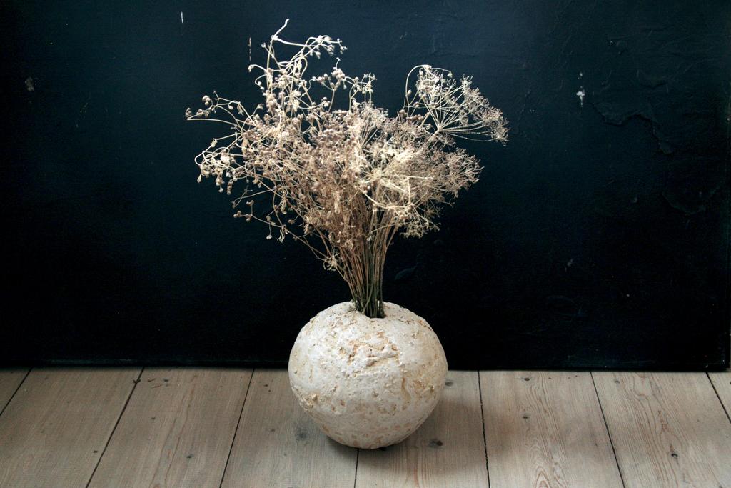 Rustic White vase