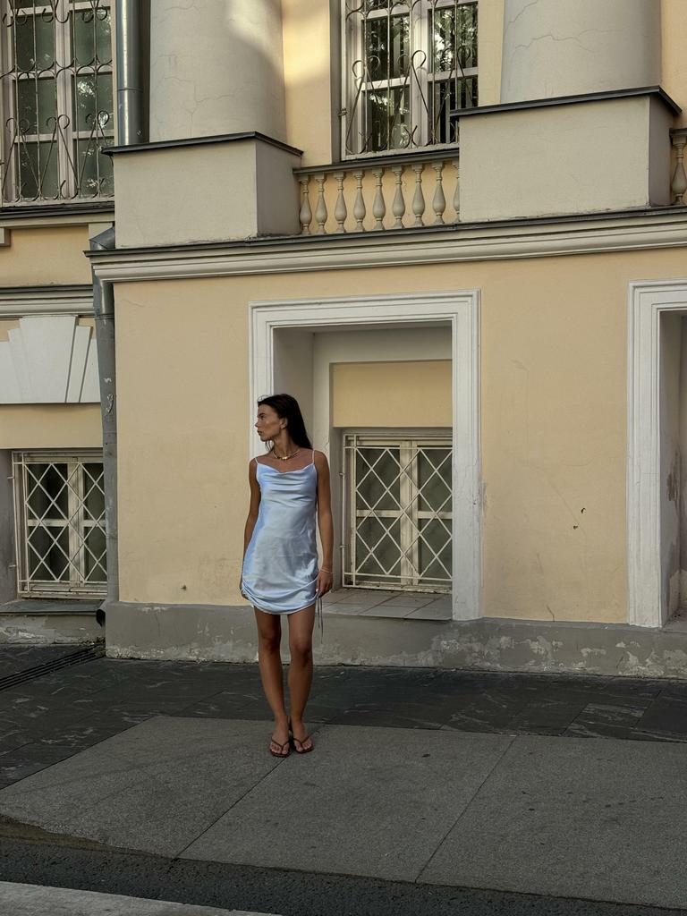 Платье Saint  голубого цвета