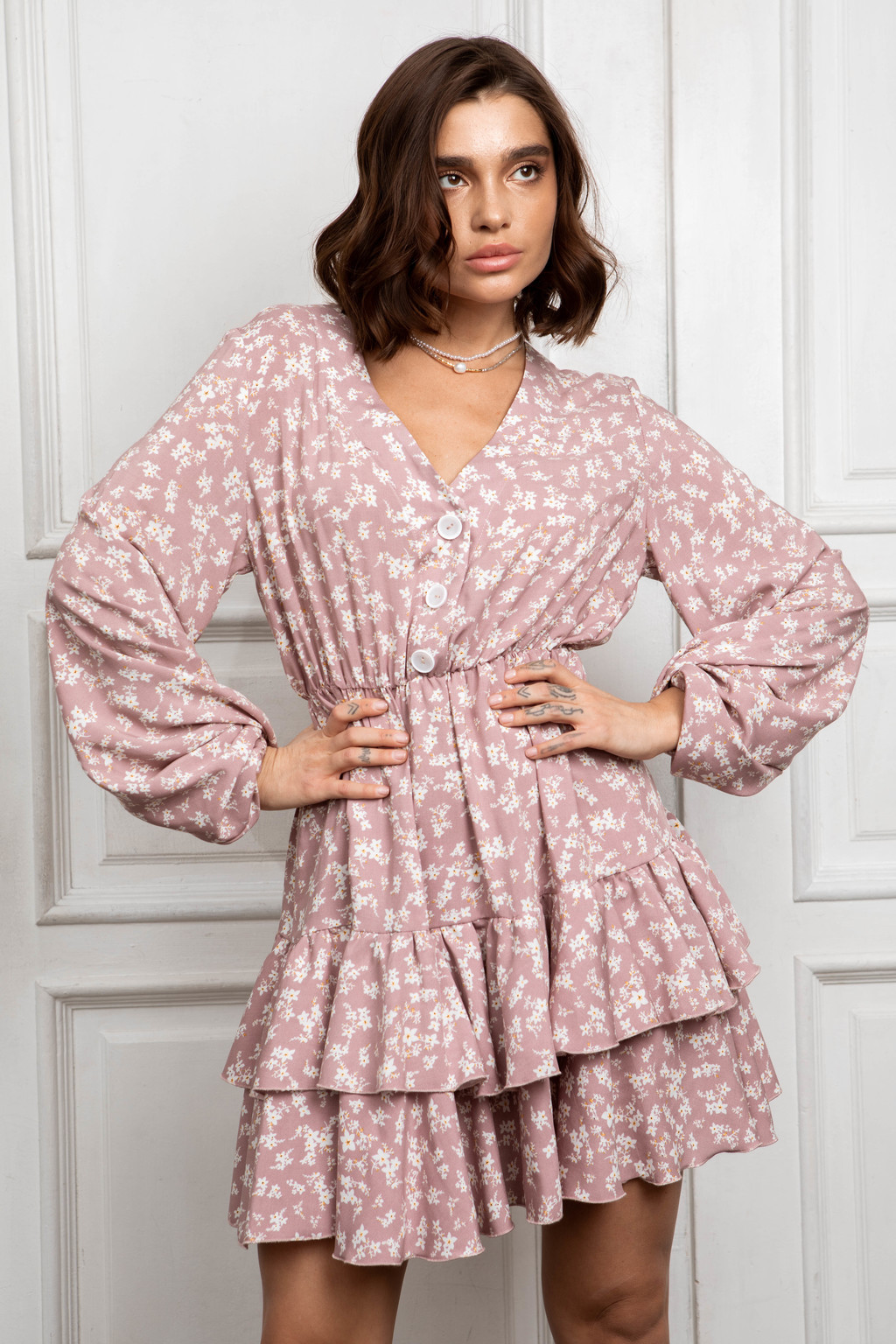 Платье Lover розового цвета