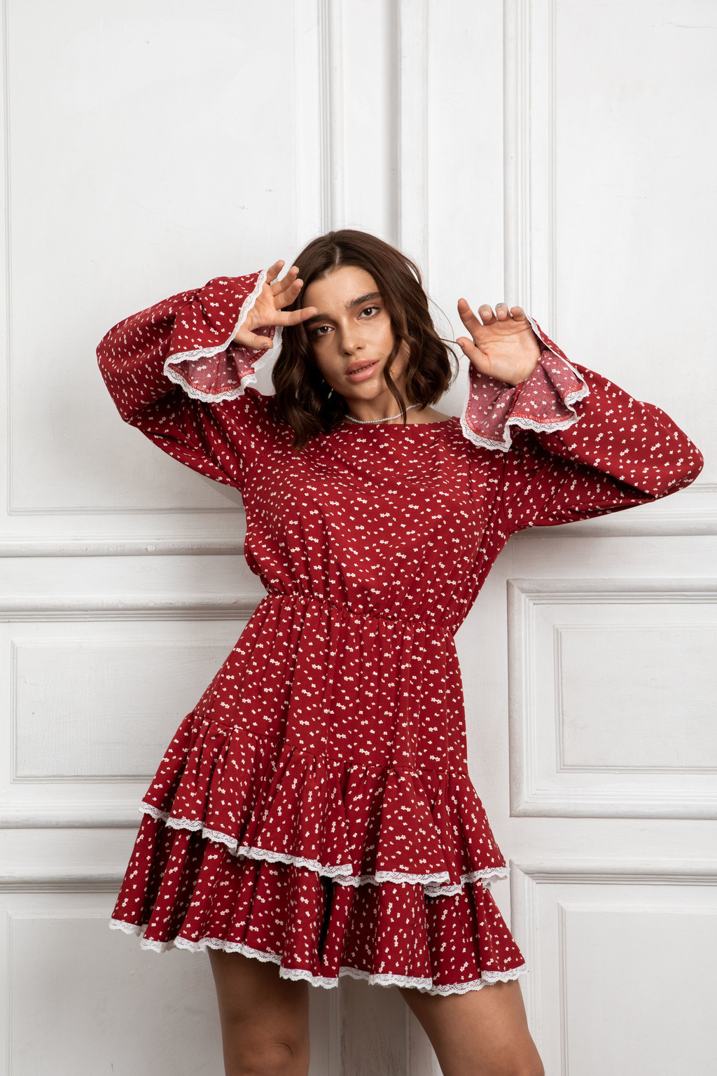 Платье Christy красного цвета